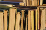 rows of books